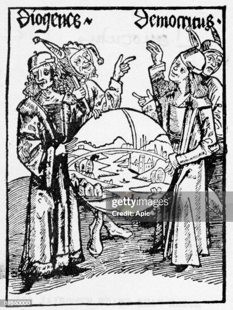 Democritus of Abdera and Diogenes of Sinope , scientists