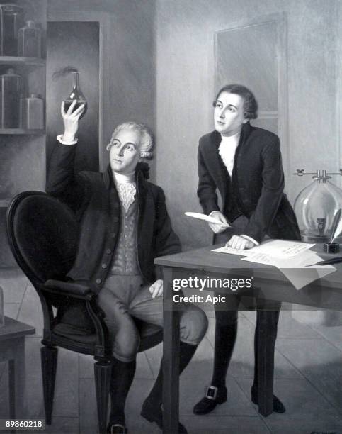 Eleuther Irenee DuPont De Nemours and chemist Antoine Laurent Lavoisier who founded in 1802 an explosives factory in United States