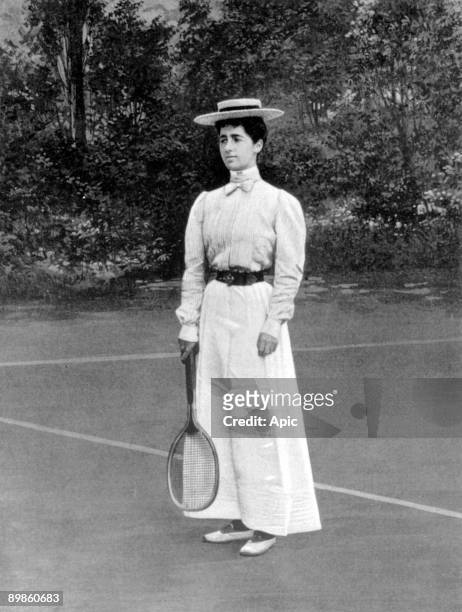 Helene Provost won the silver medal of tennis women's singles at the Paris Olympic Games in 1900