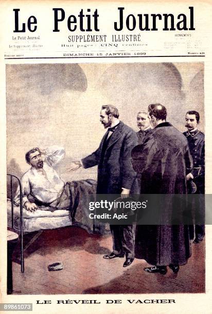 Joseph Vacher, The Jack the ripper of France, locked in the prison of Bourg-en-Bresse, where he is waking up by The director of the prison came to...