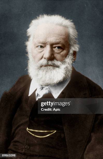 Victor Hugo french poet and novelist, here c. 1885