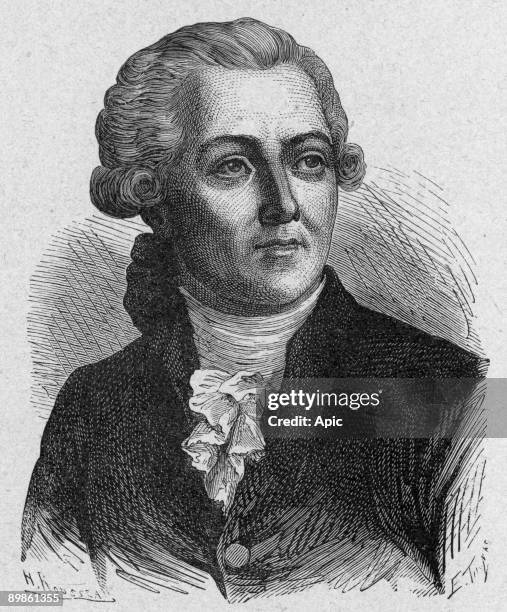 Antoine Laurent Lavoisier French chemist, philosopher, economist, engraving