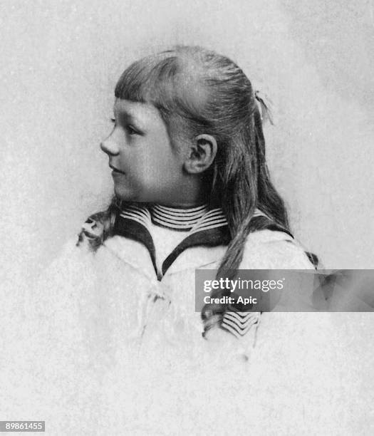 The princess of Prussia Victoria Louise daughter of Guillaume II Emperor of Germany and Augusta Victoria princess of Schleswig Holstein ,...