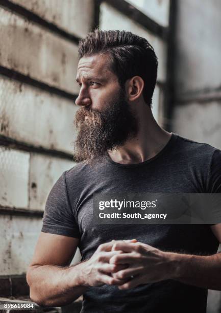 attrayant beau homme - macho photos et images de collection