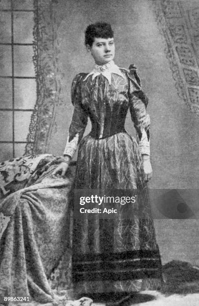 Nelly Bly, pseudonym of Elizabeth Cochrane Seaman american journalist for the New York newspaper The World, whose ideological struggles were on...