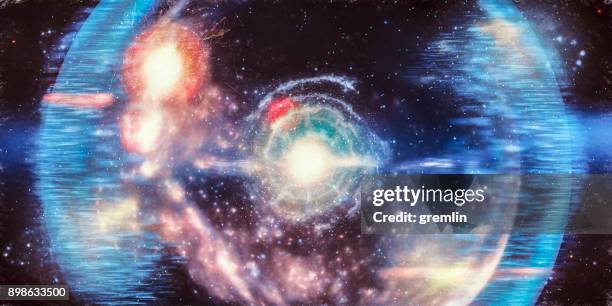 imagen conceptual abstracto big bang - origins fotografías e imágenes de stock