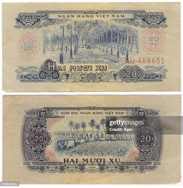 Banknote, 20 Xu, Vietnam, 1966