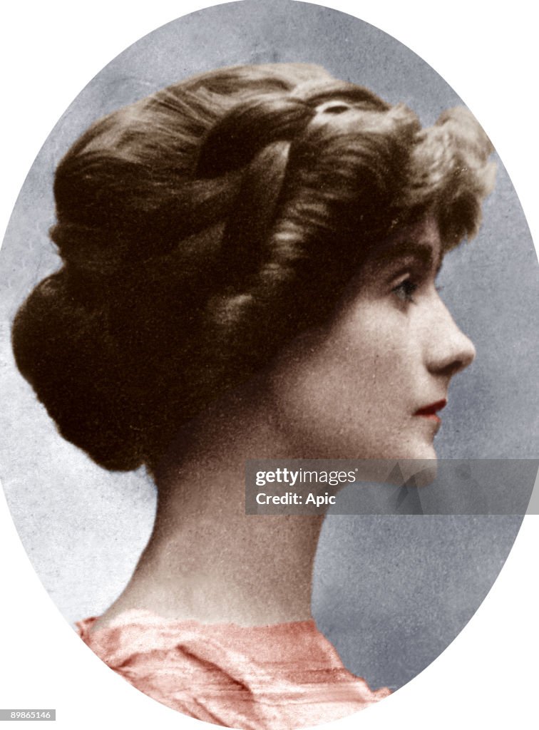 Gabrielle Chasnel called Coco Chanel (1883-1971), french fashion designer, here before 1914