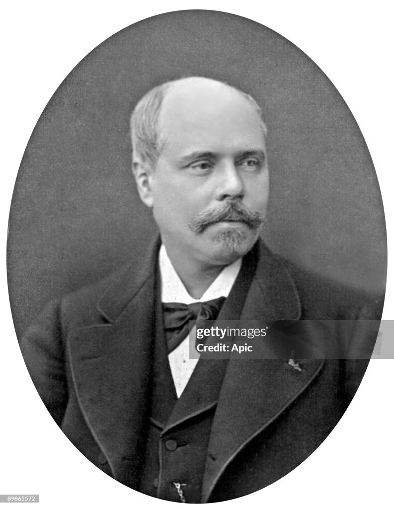 Adolphe Belot (1829 1890) playwright and novelist french photo published in "Paris-theater" of 12 to 18 October 1876 cliche Mulnier