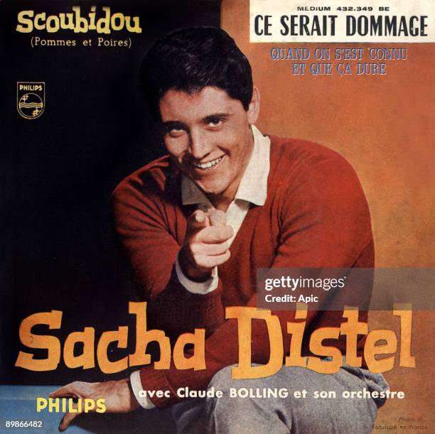 Single sleeve record of Sacha Distel 1959