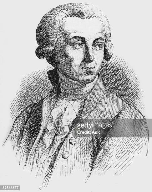 Antoine Laurent Lavoisier French chemist, philosopher, economist, engraving