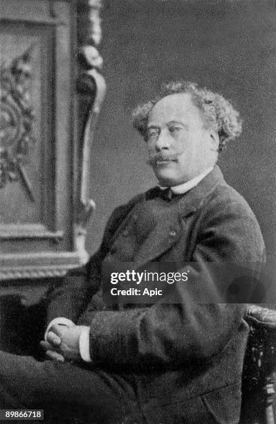 Alexandre Dumas the younger french writer in 1884