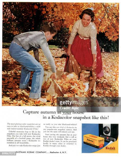 American advertisement for Kodak, 1957