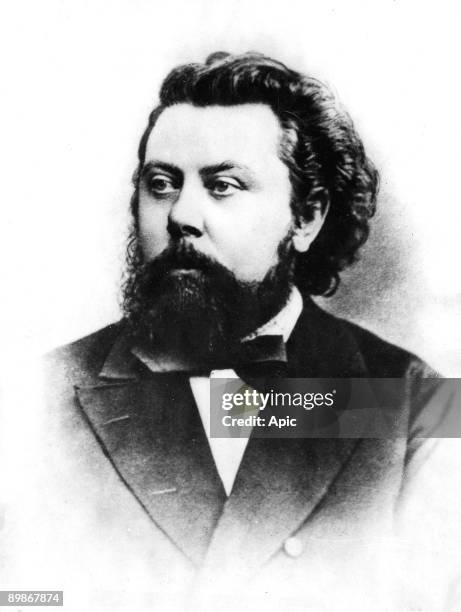 Modest Petrovich Moussorgski russian composer c. 1870