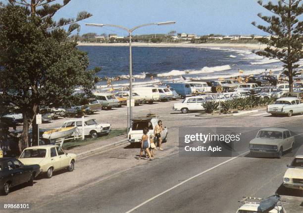 Mooloolaba, Queensland, Australia, Sunshine coast, c. 1975, postcard