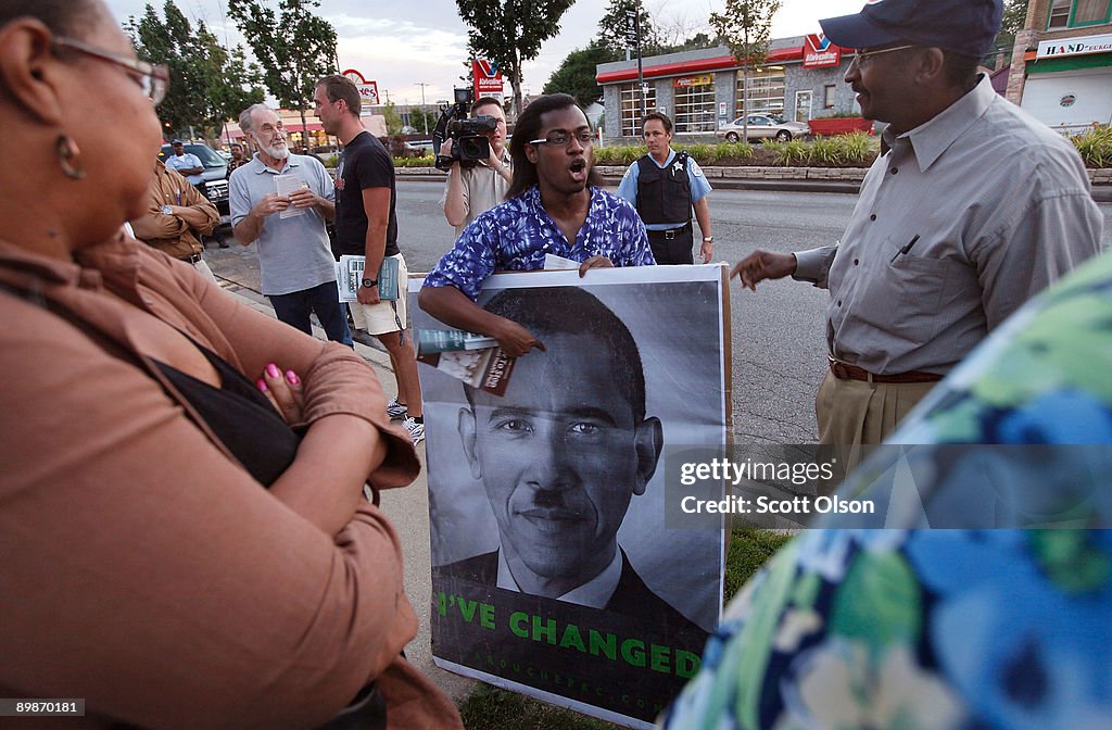 Rep Jesse Jackson Holds Town Hall At Chicago Church