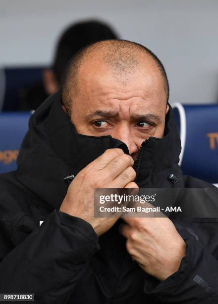 Nuno Espirito Santo manager / head coach of Wolverhampton Wanderers during the Sky Bet Championship match between Millwall and Wolverhampton at The...