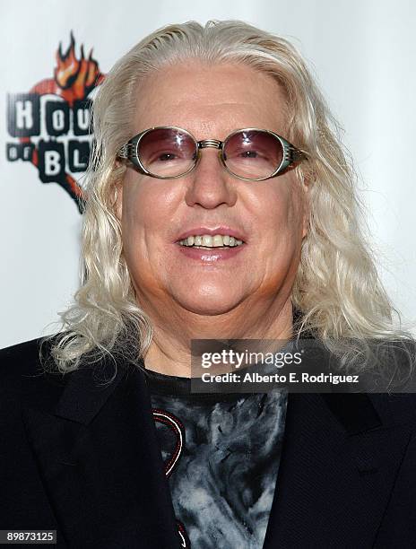 Music producer Roy Thomas Baker arrives at MusicMogul's first music competition at The House of Blues Sunset Strip on August 18, 2009 in West...