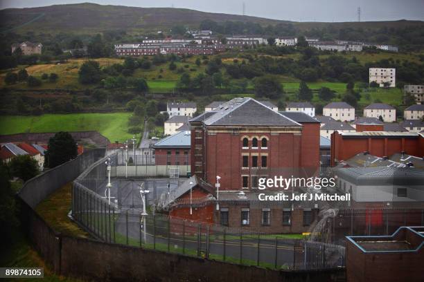 General view of Greenock Prison, where convicted Lockerbie airline bomber Abdel Basset al-Megrahi, is being held on August 19, 2009. A decision is to...