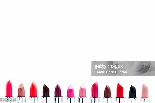 lipsticks - lipstick stock pictures, royalty-free photos & images