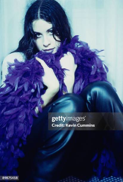 Canadian singer-songwriter Alanis Morissette, circa 1995.