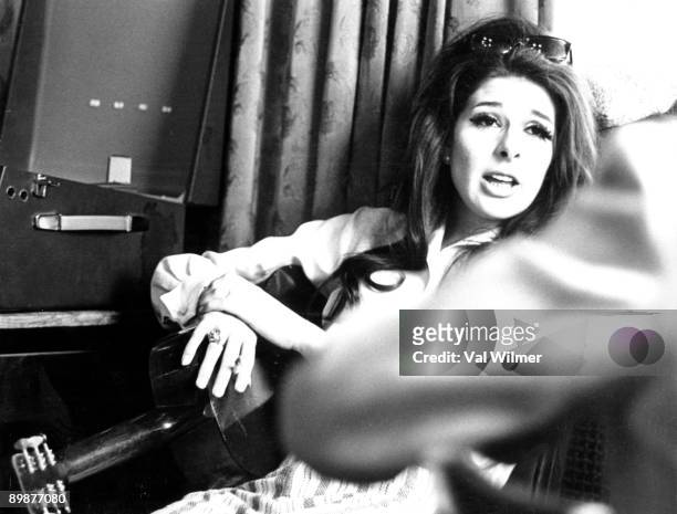 American country singer and songwriter Bobbie Gentry, circa 1965.