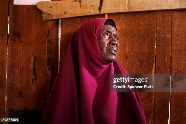 Woman waits to see a doctor inside of a Doctors Without Borders medical station in Dadaab, the world�s biggest refugee camp August 19, 2009 in...