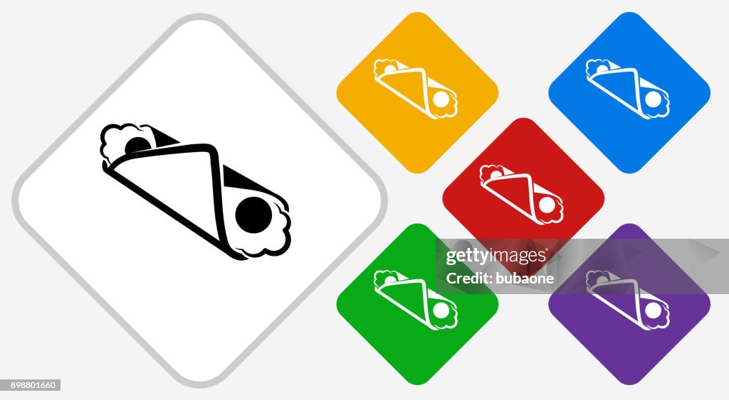 Cannoli Color Diamond Vector Icon