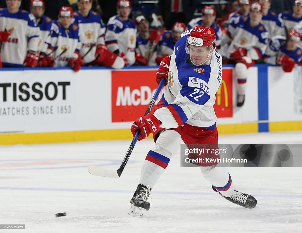 Czech Republic v Russia - 2018 IIHF World Junior Championship