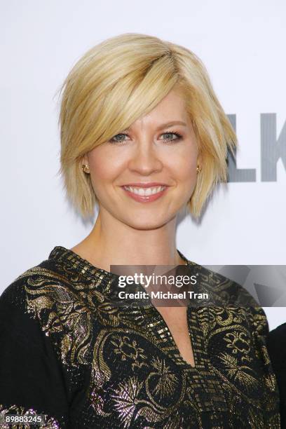 Actress Jenna Elfman arrives at the Los Angeles premiere of "Valkyrie" held at the Directors Guild of America building December 18, 2008 in Los...