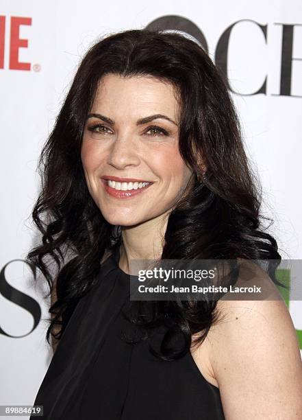 Julianna Margulies arrives at the 2009 TCA Summer Tour - CBS, CW and Showtime All-Star Party at the Huntington Library on August 3, 2009 in Pasadena,...