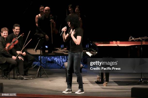 Giovanni Allevi in "Equilibrium Tour" all'Auditorium Parco della Musica.