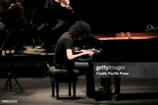 Giovanni Allevi in "Equilibrium Tour" all'Auditorium Parco della Musica.