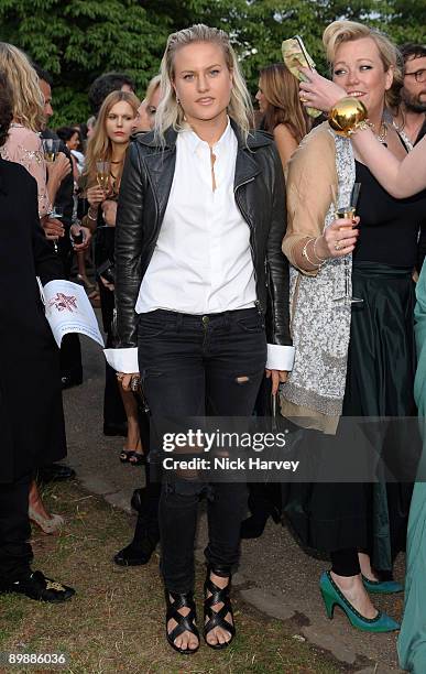 Olympia Scarry attends the annual Summer Party at the Serpentine Gallery on July 9, 2009 in London, England.