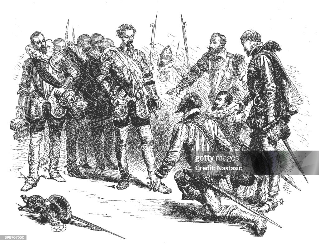 Henry of Navarre and the Scotch guards