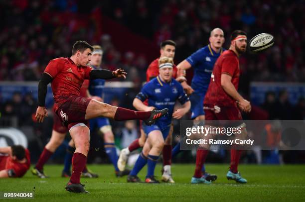 Limerick , Ireland - 26 December 2017; Ian Keatley of Munster during the Guinness PRO14 Round 11 match between Munster and Leinster at Thomond Park...