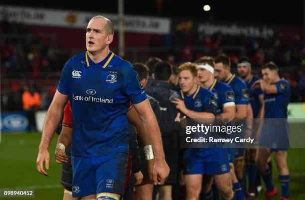 Limerick , Ireland - 26 December 2017; Leinster's Devin Toner following the Guinness PRO14 Round 11 match between Munster and Leinster at Thomond...