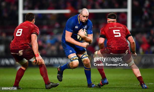 Limerick , Ireland - 26 December 2017; Devin Toner of Leinster during the Guinness PRO14 Round 11 match between Munster and Leinster at Thomond Park...