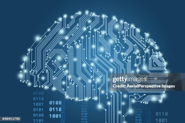 artificial intelligence concept - binary code stock pictures, royalty-free photos & images