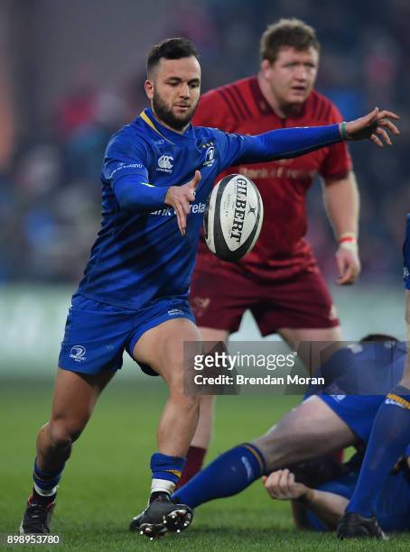 Limerick , Ireland - 26 December 2017; Jamison Gibson-Park of Leinster during the Guinness PRO14 Round 11 match between Munster and Leinster at...