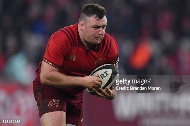 Limerick , Ireland - 26 December 2017; Dave Kilcoyne of Munster during the Guinness PRO14 Round 11 match between Munster and Leinster at Thomond Park...