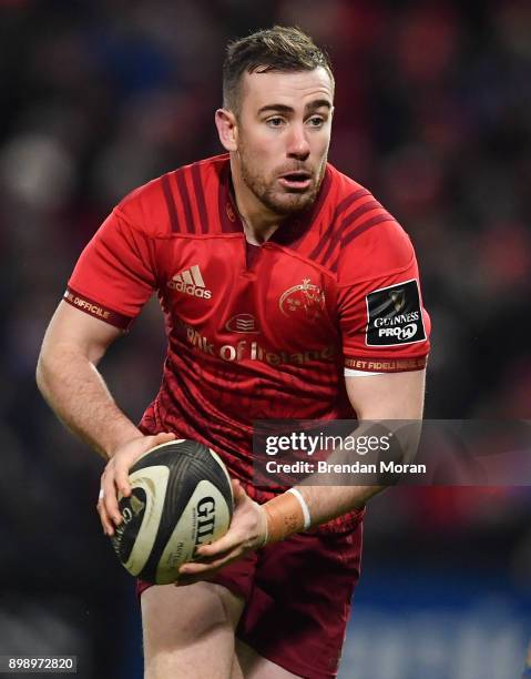 Limerick , Ireland - 26 December 2017; JJ Hanrahan of Munster during the Guinness PRO14 Round 11 match between Munster and Leinster at Thomond Park...