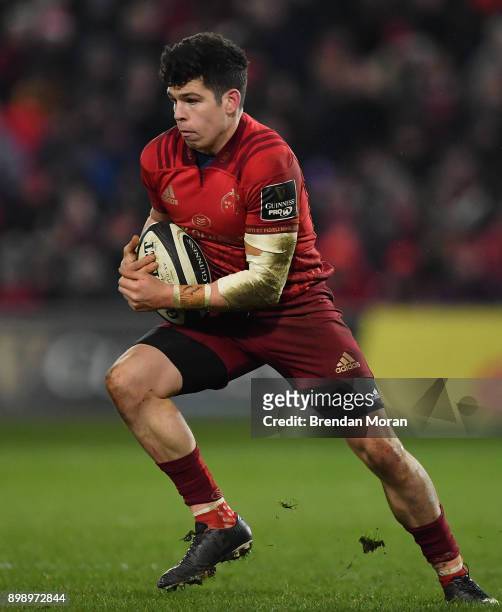 Limerick , Ireland - 26 December 2017; Alex Wootton of Munster during the Guinness PRO14 Round 11 match between Munster and Leinster at Thomond Park...