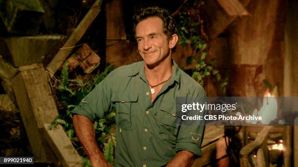 Million Dollar Night" - Jeff Probst at Tribal Council on the finale of SURVIVOR 35, themed Heroes vs. Healers vs. Hustlers, airing Wednesday,...
