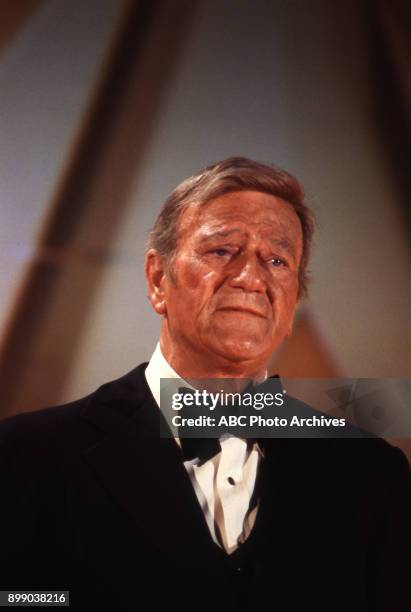 John Wayne on Walt Disney Television via Getty Images's Silver Anniversary Celebration special.