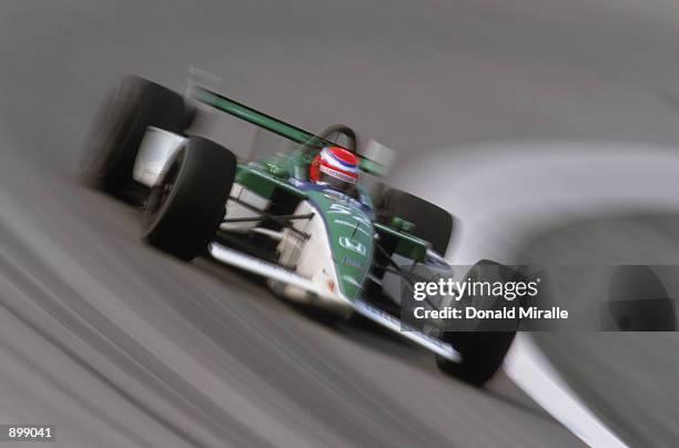 Shinji Nakano of Japan drives his Fernandez Racing Honda Lola during the Grand Prix of Chicago round 7 of the CART FedEx Championship Series on June...