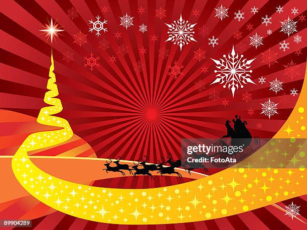 christmas background - clearing snow stock illustrations