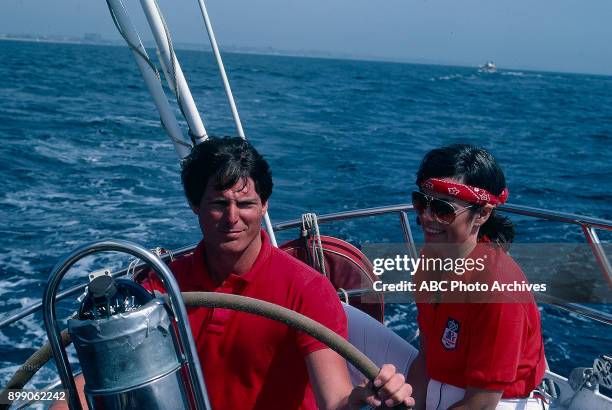 Christopher Reeve, Kathleen Sullivan interview at Summer Olympics.