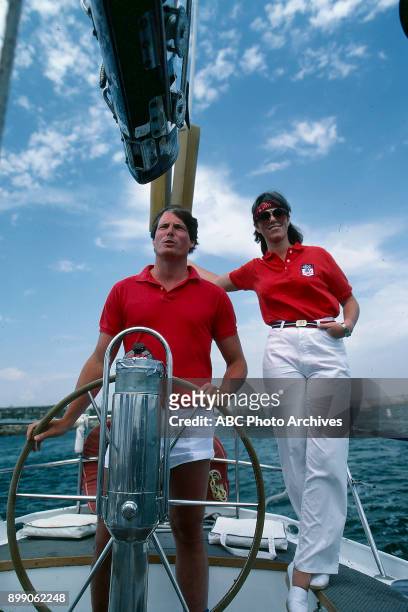 Christopher Reeve, Kathleen Sullivan interview at Summer Olympics.