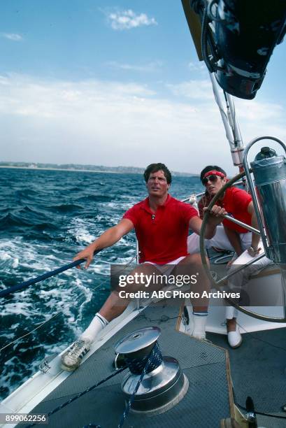 Christopher Reeve, Kathleen Sullivan interview at Summer Olympics.